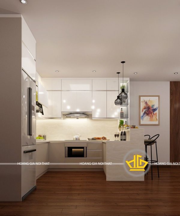 Tủ Bếp Acrylic anh Tâm Nghệ An