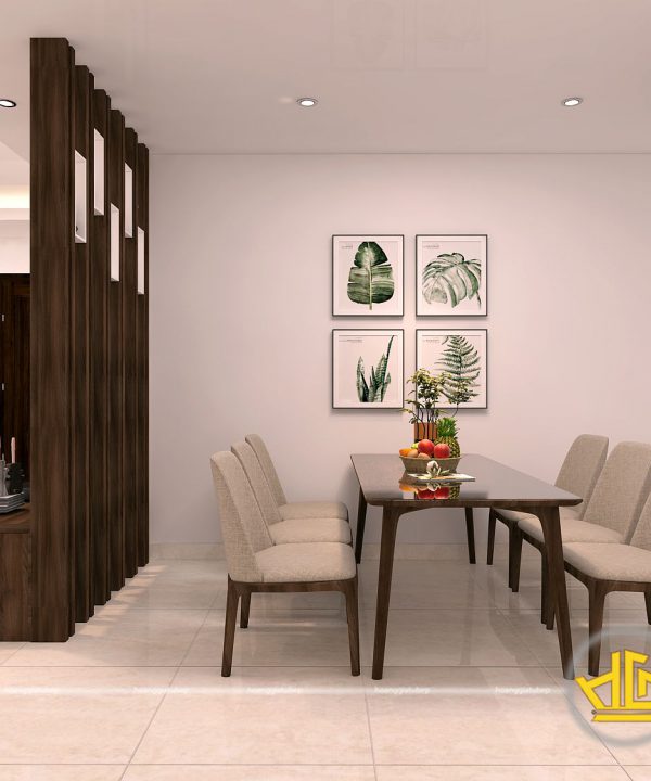 Nội thất phòng khách Hiện đại chị Thúy