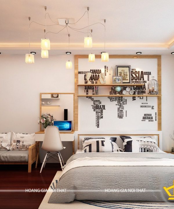 Nội thất phòng ngủ hiện đại Cô Phương
