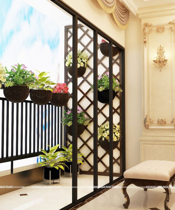 Phòng khách tân cổ điển Anh Thắng đường Nguyễn Tuân