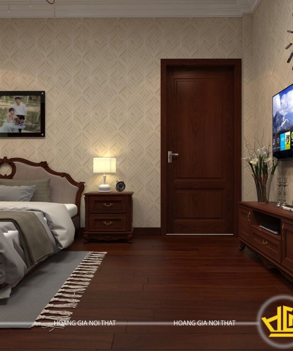 Nội thất phòng ngủ tân cổ điển Bác Thoa đường Láng