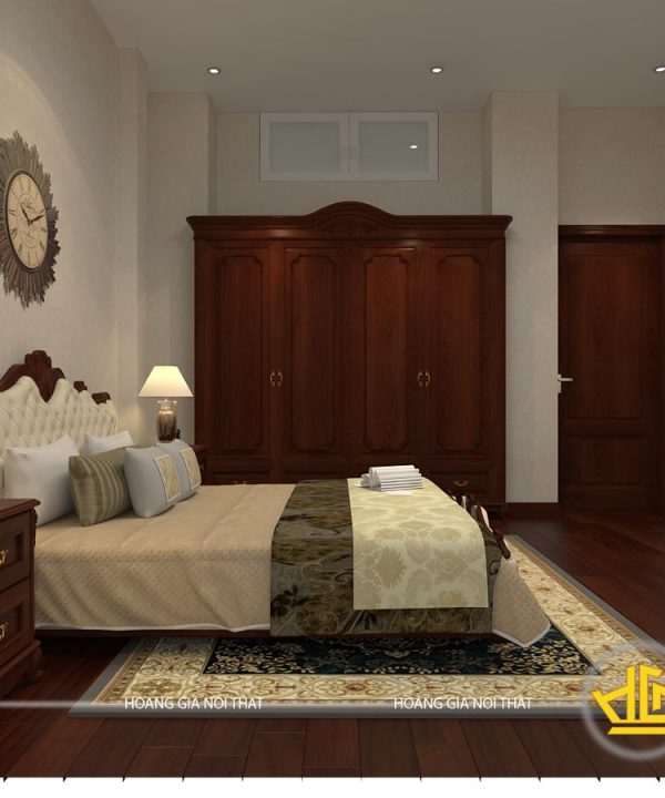 Nội thất phòng ngủ tân cổ điển Bác Thoa đường Láng