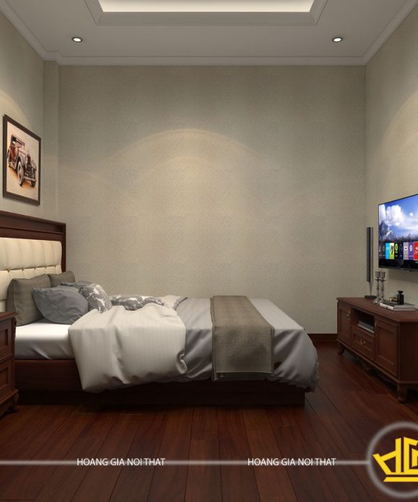 Nội thất phòng ngủ tân cổ điển Bác Thoa đường Láng