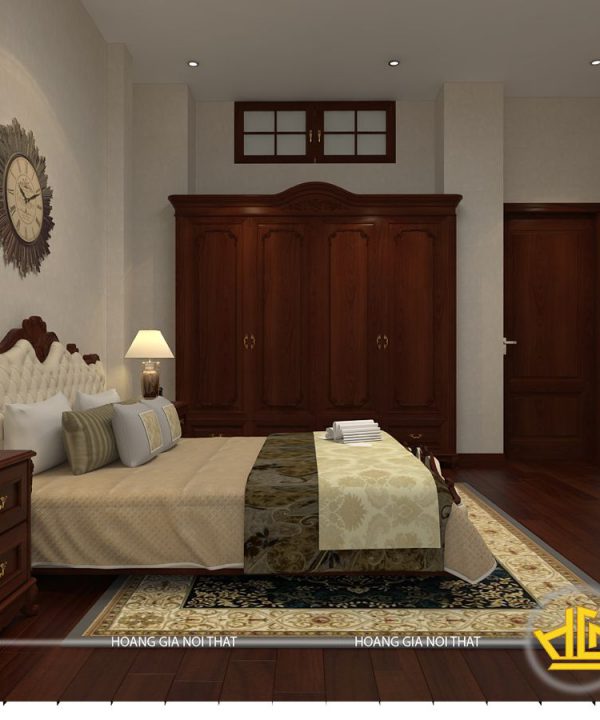 Nội thất phòng ngủ tân cổ điển Bác Thoa đường Láng