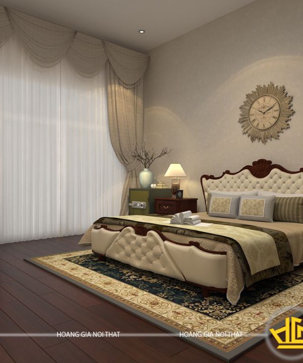 Nội thất phòng ngủ tân cổ điển Bác Thoa đường Láng