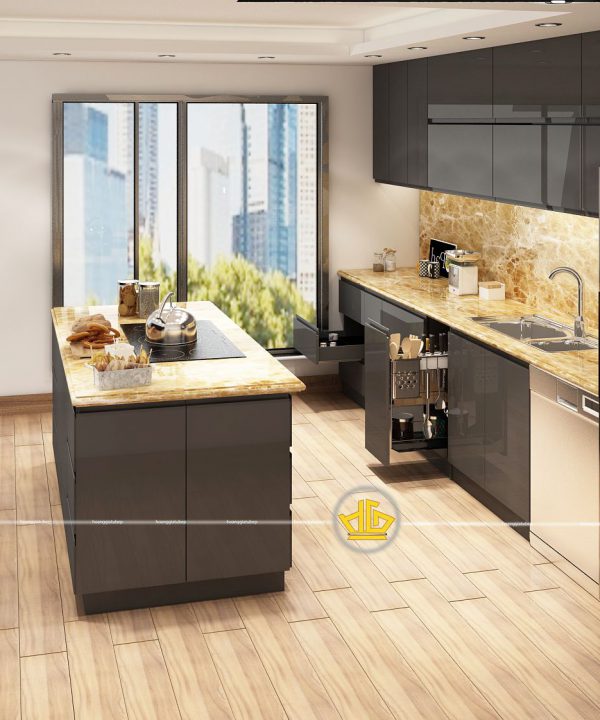 Tủ Bếp Acrylic anh Chung Trần Nhân Tông