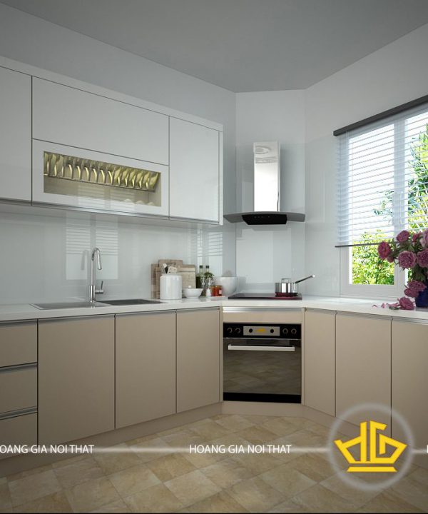 Tủ Bếp Acrylic anh Quang Ba Vì