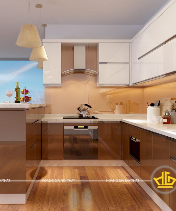 Tủ Bếp Acrylic anh Sáu