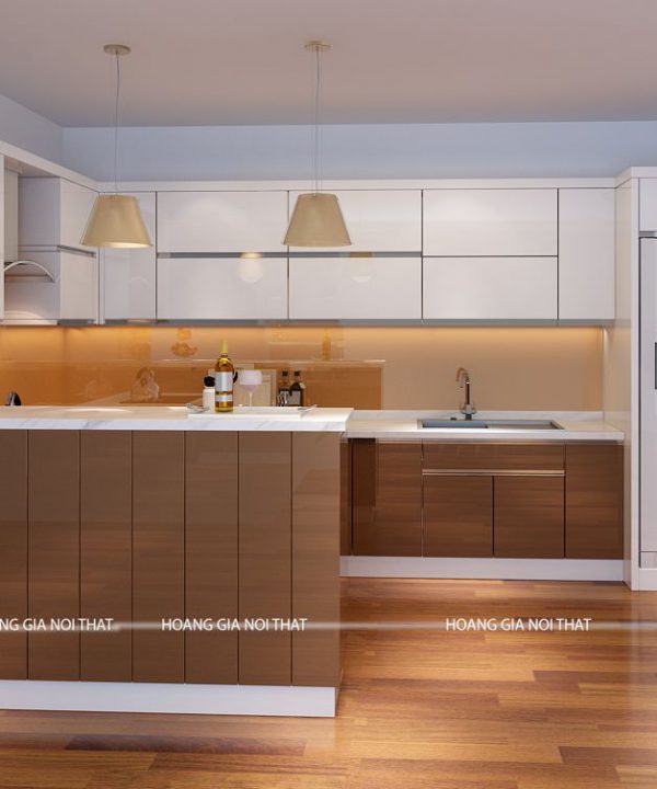 Tủ Bếp Acrylic anh Sáu
