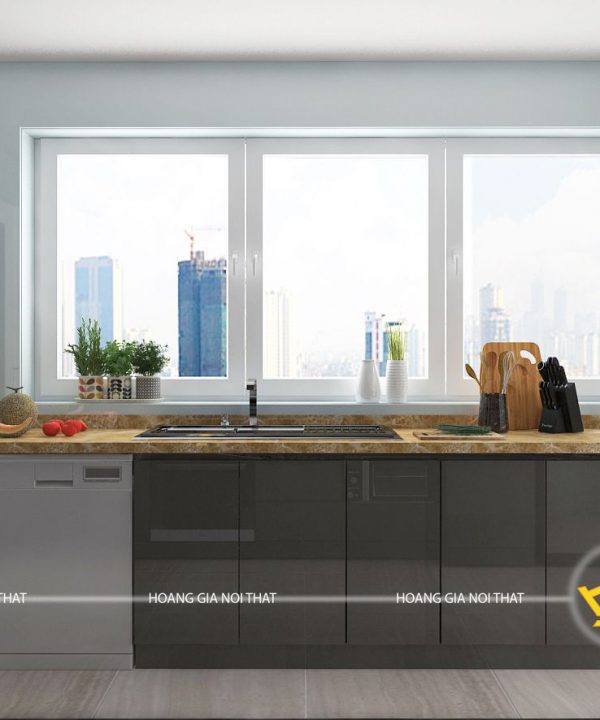 Tủ Bếp Acrylic anh Sơn