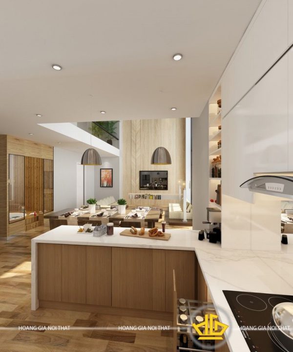 Tủ Bếp Acrylic anh Tuấn