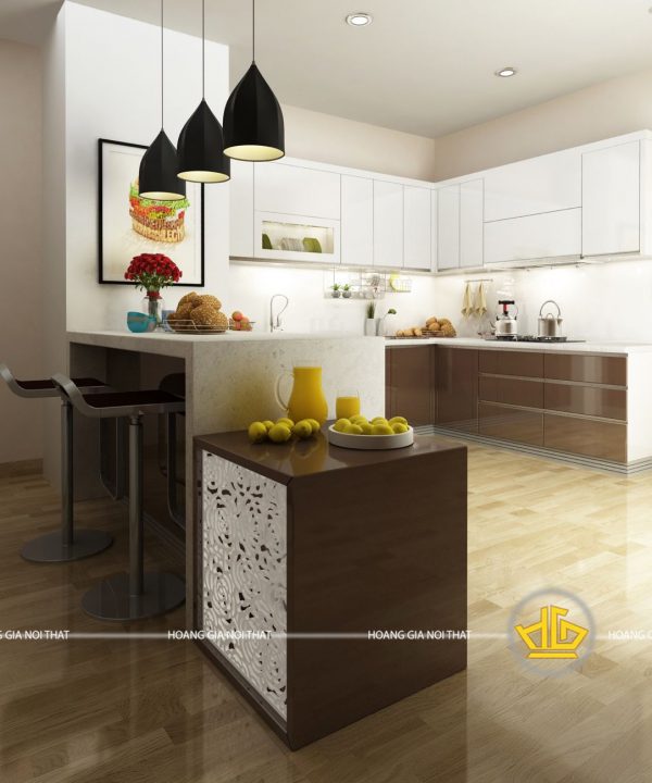 Tủ Bếp Acrylic anh Tuyến