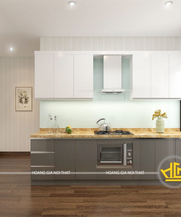 Tủ Bếp Acrylic bác Dũng Thái Bình