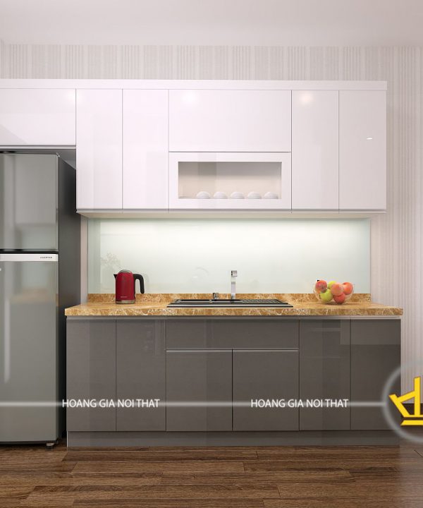 Tủ Bếp Acrylic bác Dũng Thái Bình