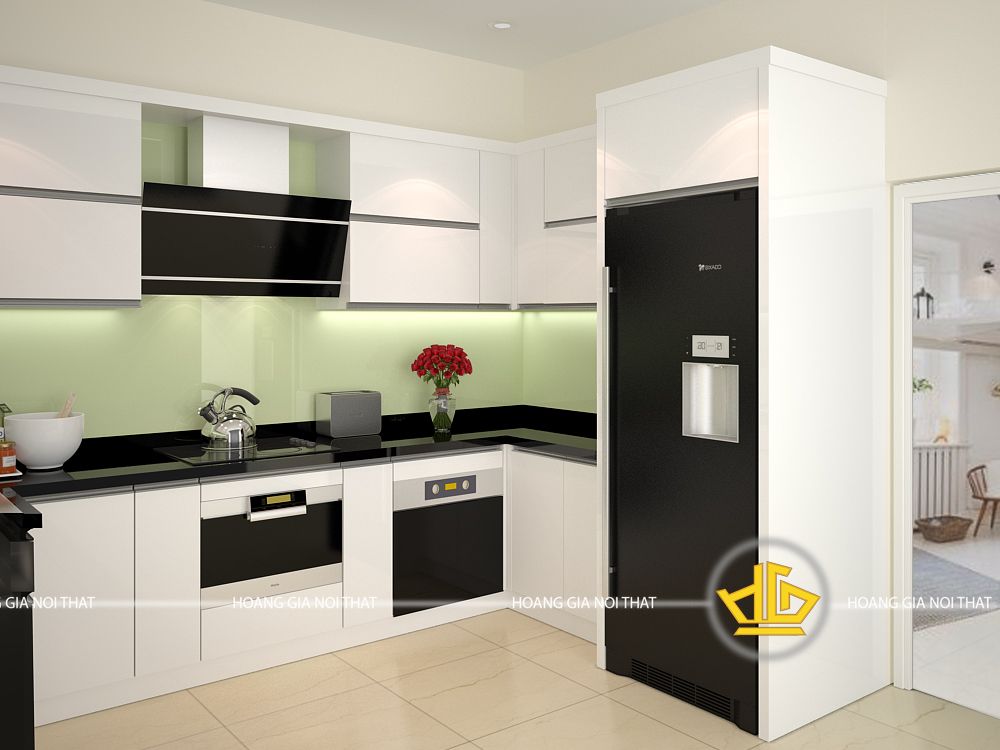 Tủ Bếp Acrylic chị Hiền