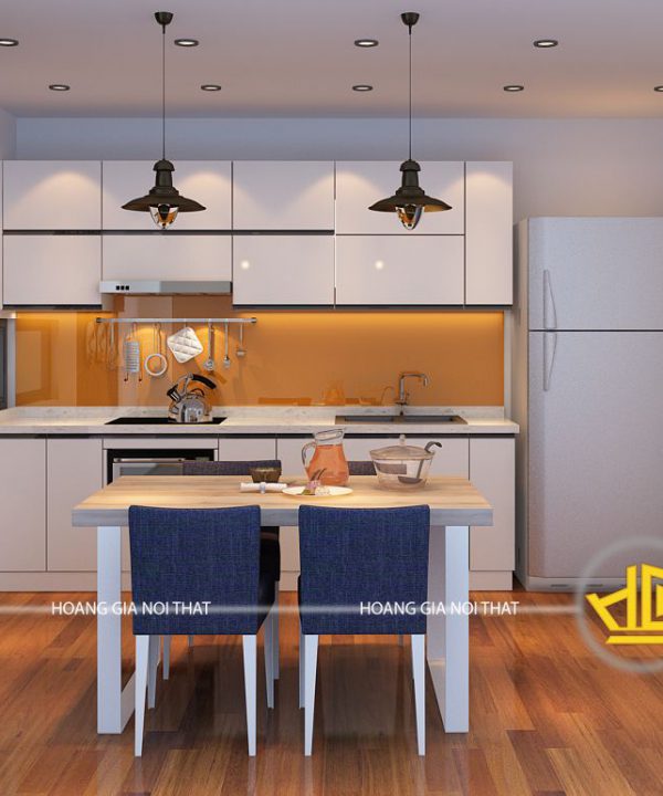 Tủ Bếp Acrylic chị Thoa