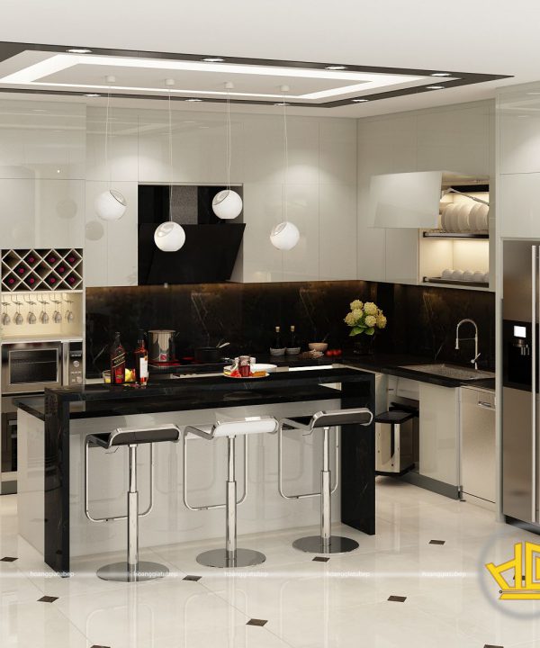 Tủ Bếp Acrylic chú Thanh Đường Láng