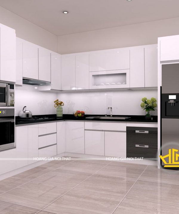 Tủ Bếp Acrylic cô Nhàn