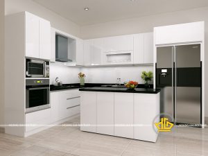 Tủ Bếp Acrylic cô Nhàn