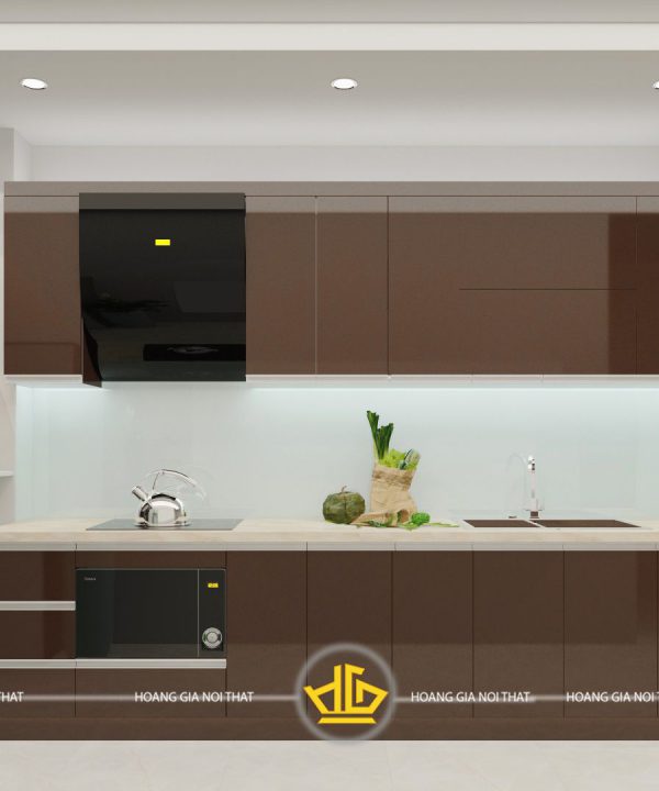 Tủ Bếp Acrylic cô Xuân Lĩnh Nam