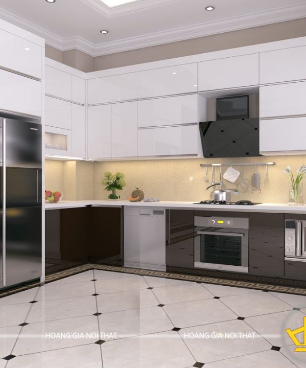 Tủ Bếp Acrylic em Tâm