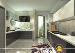 Tủ Bếp Acrylic em Thương