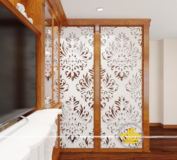 Tủ bếp gỗ gõ anh Huynh