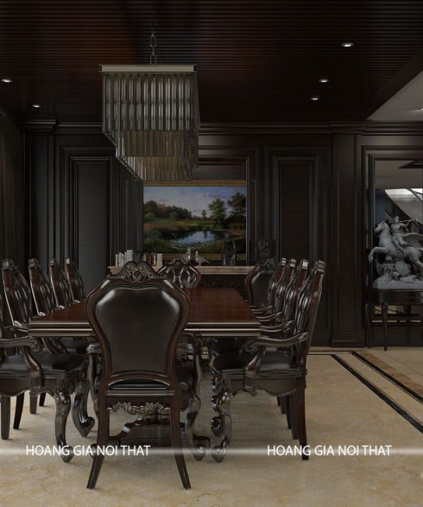 Tủ bếp tân cổ điển anh Dũng Gamuda