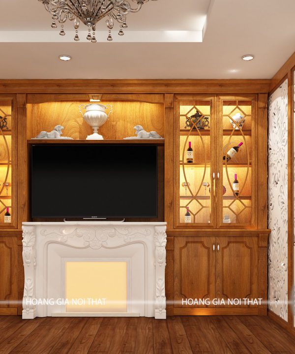 Tủ bếp tân cổ điển anh Huynh