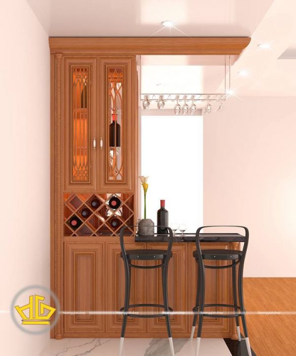 Tủ bếp tân cổ điển anh Huynh