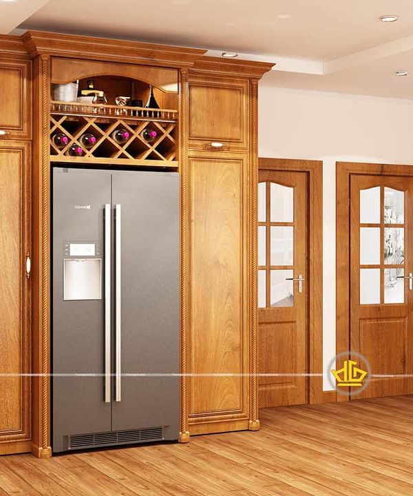 Tủ bếp tân cổ điển anh Huynh