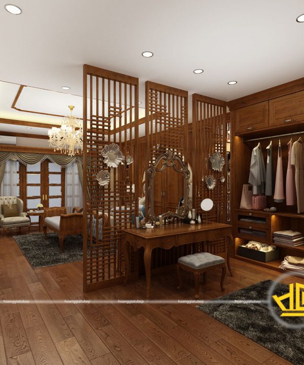 Tủ bếp tân cổ điển anh Quý Vĩnh Hồ