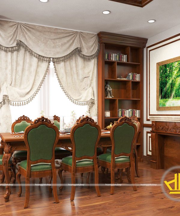 Tủ bếp tân cổ điển anh Quý Vĩnh Hồ