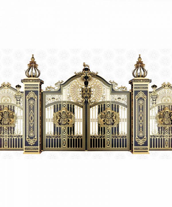 Cổng nhôm đúc Hoàng Gia 01