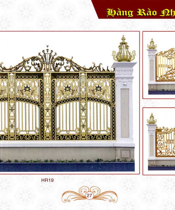 Cổng nhôm đúc Hoàng Gia 22 Cổng nhôm đúc Hoàng Gia 22