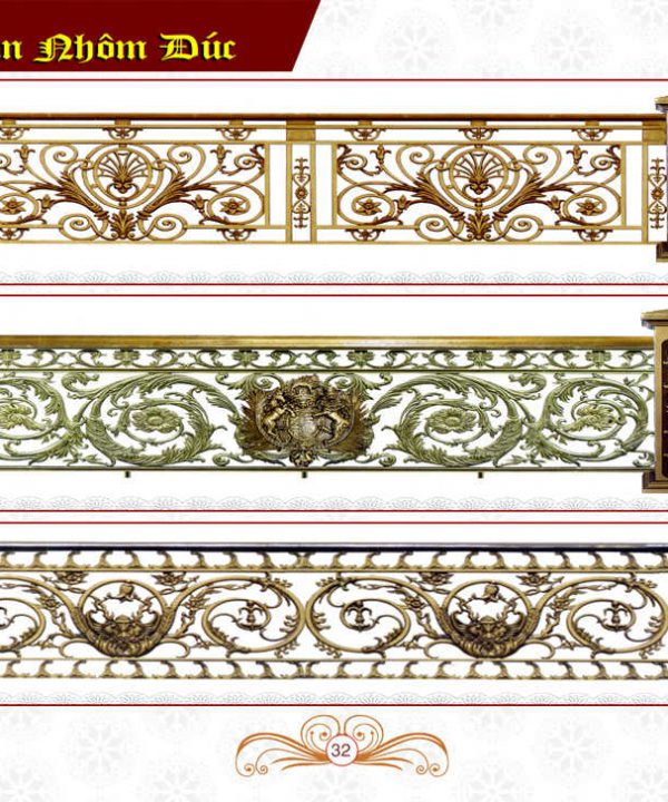 Cổng nhôm đúc Hoàng Gia 27 Cổng nhôm đúc Hoàng Gia 27