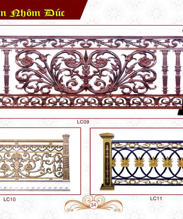 Cổng nhôm đúc Hoàng Gia 29 Cổng nhôm đúc Hoàng Gia 29