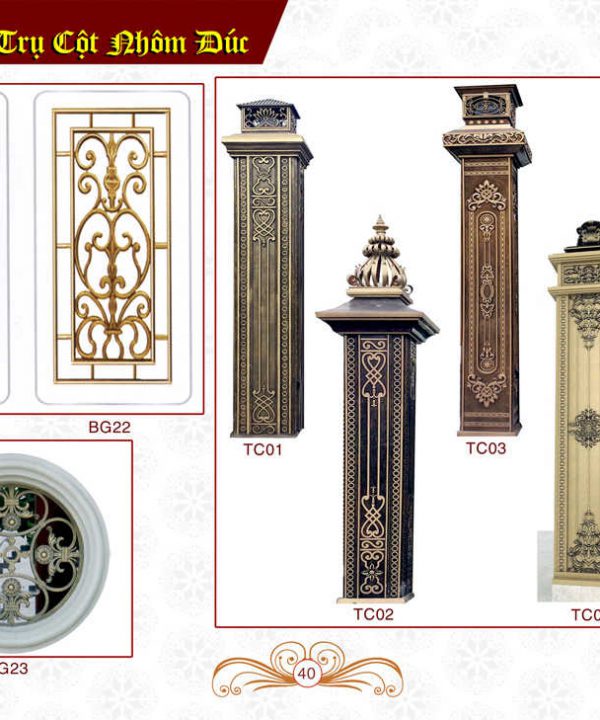 Cổng nhôm đúc Hoàng Gia 35 Cổng nhôm đúc Hoàng Gia 35