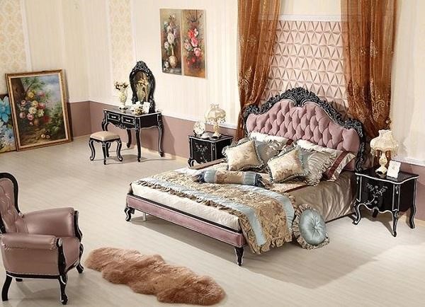 Giường ngủ tân cổ điển cao cấp mẫu số 25