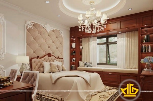 Giường ngủ lộng lẫy phong cách tân cổ điển
