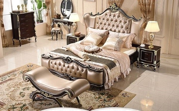 Giường ngủ tân cổ điển cao cấp cho phòng ngủ