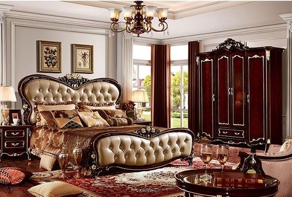 Giường ngủ hoàng gia chạm khắc tinh xảo