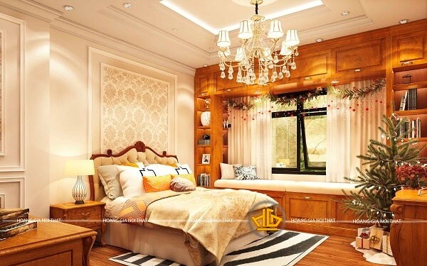 Giường ngủ với phong cách tân cổ điển