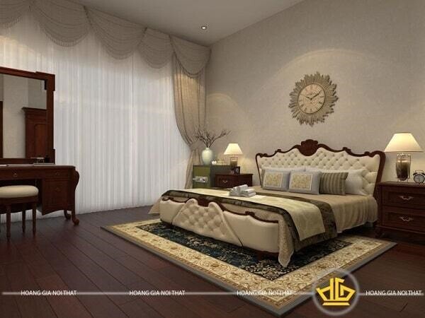 Bộ giường ngủ phong cách tân cổ điển
