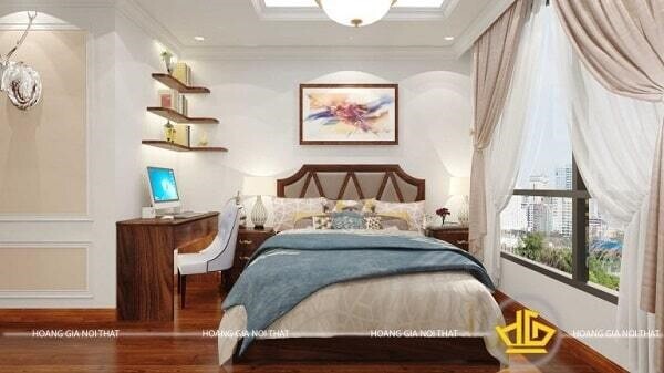 Mẫu giường bọc da thoải mái cho người dùng