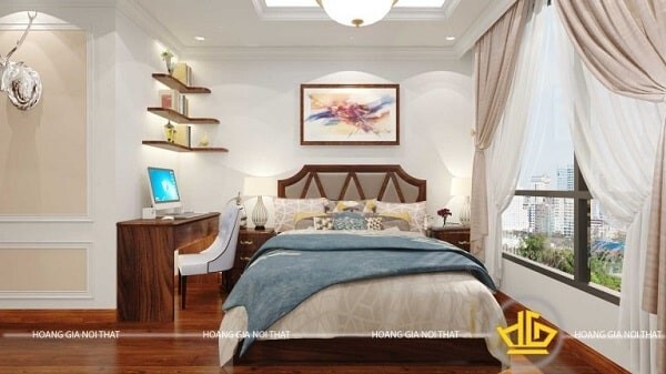 Chọn kích thước giường ngủ tân cổ điển