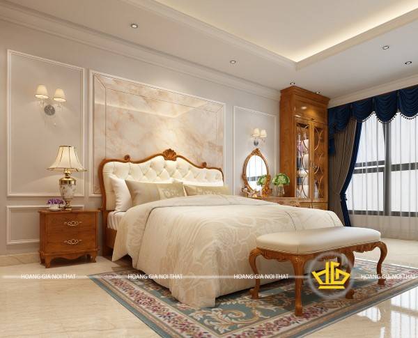 Mẫu nội thất phòng ngủ 26m2 Luxury