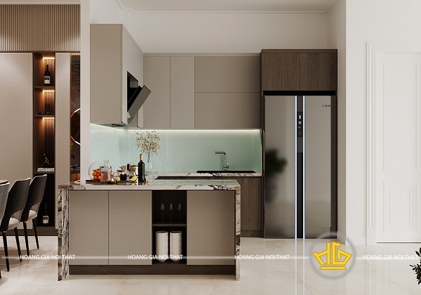 Ưu nhược điểm của tủ bếp acrylic