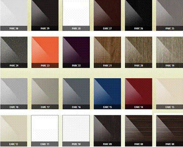 Bảng màu tủ bếp acrylic