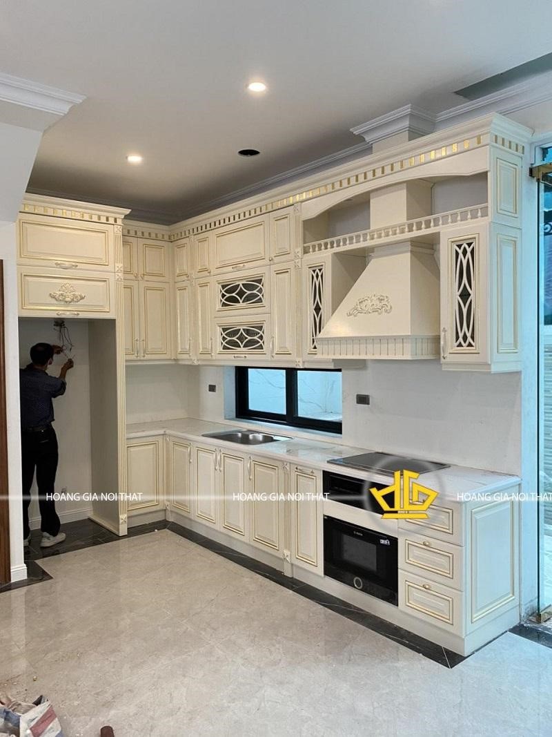 nội thất gỗ phun sơn trắng đẹp cho nhà bạn
